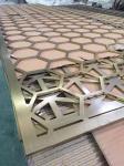 Mirror Copper Stainless Steel Perforated Panels For Office/Room/Interior