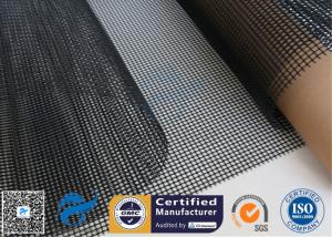 Wholesale 4*4 PTFE Coated Fiberglass Mesh Fabric 580GSM Black Tortilla Press Conveyor Belt from china suppliers