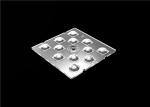 Transparent Material PMMA LED Lens , Square LED Lens L50*W50mm Dimension