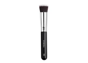 Wholesale 100% Vegan Free Taklon Mini Size Flat Foundation Makeup Brush With Nature Wood Handle from china suppliers