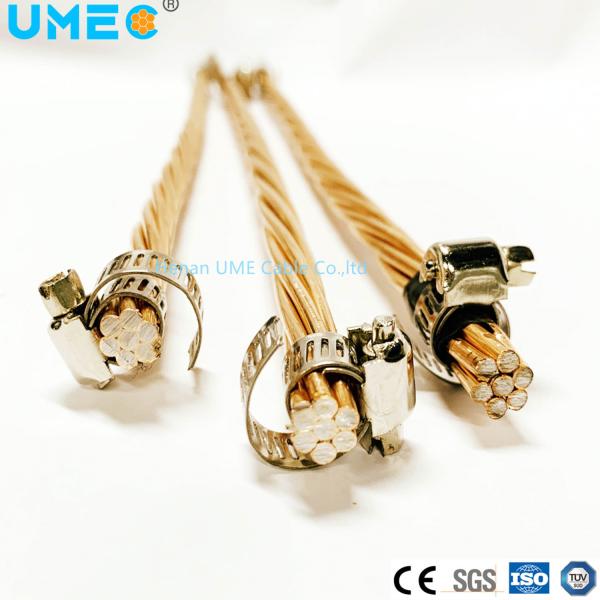 Third Party Inspection Accepted Low Carbon Steel Conductor Copper Clad Steel