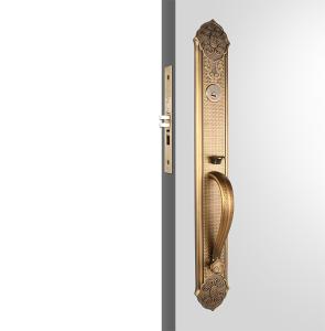 Wholesale Antique Bronze American Standard Cylinder Entrance Handleset Lock Lever Locksets from china suppliers