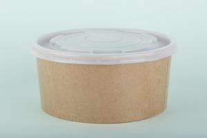 Wholesale Recycled Pasta / Soup Kraft Paper Bowls Double PE Coated 25 Oz Flexo Printing from china suppliers