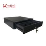 410mm Black Classic Metal ABS Pos 24V RJ11 Heavy Duty Roller Cash Drawer