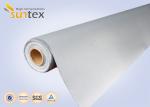0.65mm 700℃ Stainless Steel Wire Reinforced Pu Coated Fiberglass Cloth For