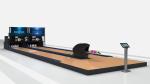 Projection Bowling Alley for Interactive Sport Game and Bodybuilding Fitness at