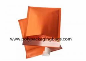 China Orange Self Seal Padded Kraft Bubble Mailer Envelopes on sale