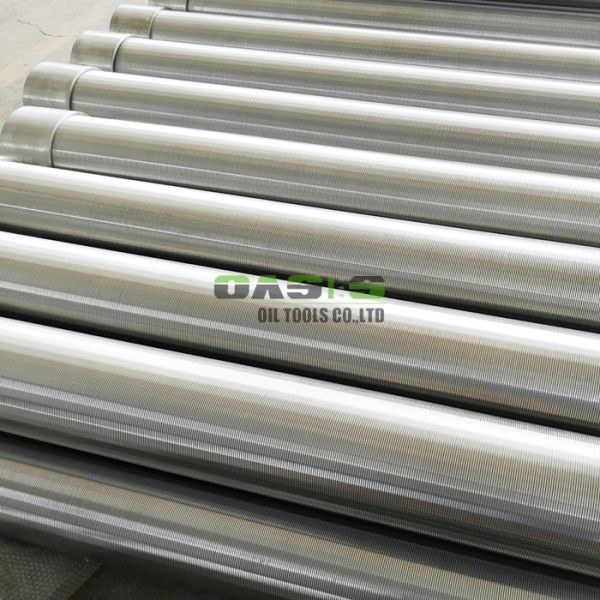 Wire Wound Slotted Casing Pipe , Vee Shaped 304 Stainless Steel Wedge Wire Filter