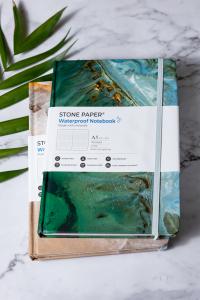 China Eco-Friendly Waterproof Tear Resistant Stone Paper hardcover Notebook 20-30 Days Lead Time on sale