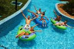 PLC Swimming Pool 1000m Water Park Lazy River For Adults