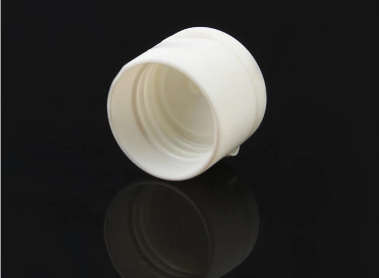 Silk Screen Printing Plastic Flip Top Caps Smooth Surface Hot Stamping For Liquid Soap