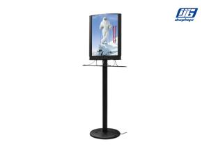 Wholesale Double Side Illumination Mobile Device Charging Station 1800mm Height Floor Stand from china suppliers