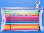 Fabric zipper professional vinyl slider bag pvc zipper bag, slider zipper
