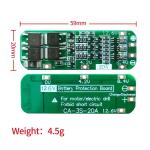 CA-3S-20A-E 11.1V 12V 12.6V BMS Battery Protection Board Lithium 3s Bms Module