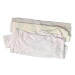 Cut reused Rags Textile Cloth Fabric 100%Cotton White Tshirt Rags Standard White