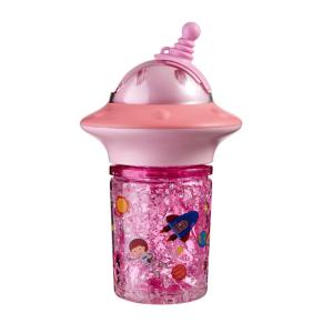Wholesale Cartoon Themed Leak-Proof Water Bottles With Straw UFO Designs Pink from china suppliers