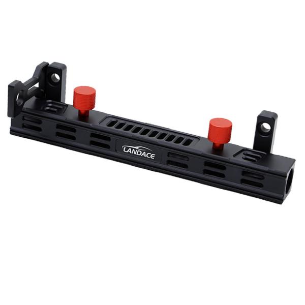 2018-2022 Jeep Wrangler JL Black Red Tangle-Free Telescopic Aluminum Flag Pole