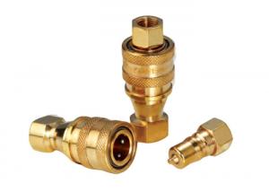 China Brass KZD Pneumatic And Hydraulic Quick Coupling Medium Pressure on sale