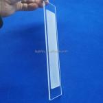 Professional custom corrosion resistance high purity slotted quartz sheet