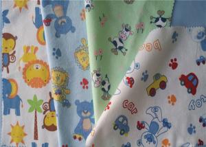Wholesale Cartoon Animal Soft Cotton Flannel Cloth Double Sided Easy Decontamination from china suppliers