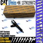 Diesel Fuel Injector 326-4700 32F61-00062 For CAT 320D Excavator C6.4 Engine