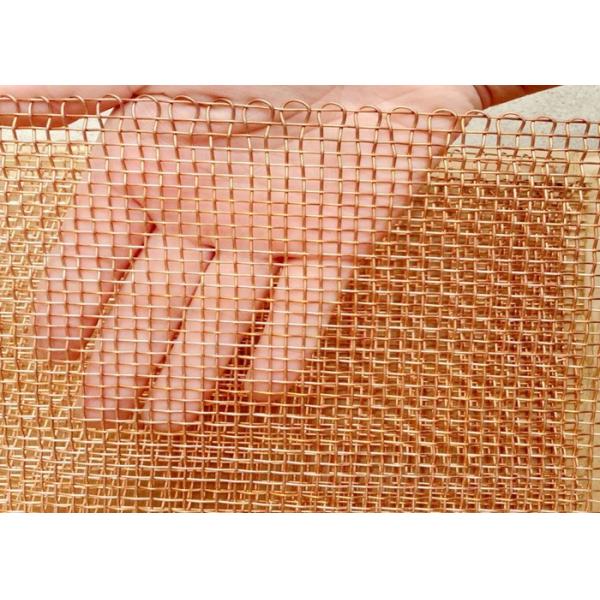 Copper Wire Netting Mesh 0.711mm 0.610mm Wire Dia. 6 Mesh