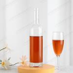 Base Material Glass Empty Liquor Spirits Glass Whiskey Bottles 500ml Wine Glass