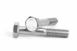 Stainless Steel 304 Hex Metal Bolts Available in Various Sizes 1/4”-20 Brushed