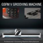 CE Automatic V Grooving Machine For Stainless Steel 1225 V Groove Cutting