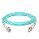 LC to LC Duplex OM3 Multimode Fiber Patch Cable (50/125), 10G Gigabit Fiber