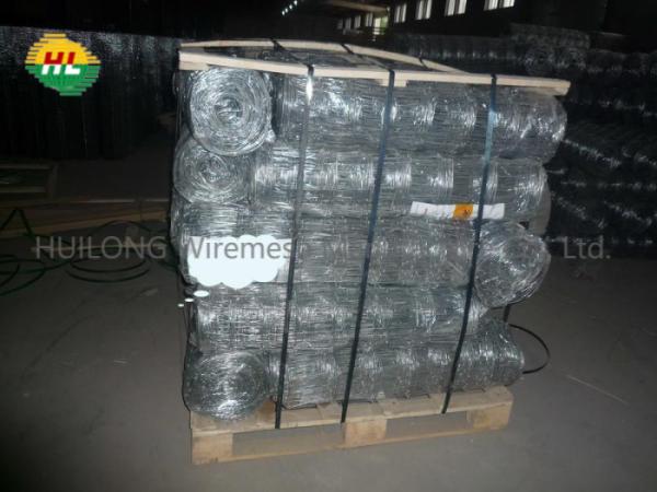50m Deer Fencing Hinge Joint Wire Mesh , High Tensile Galvanized Steel Fence