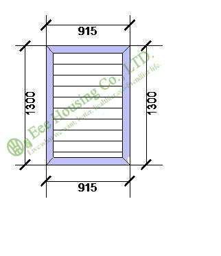 Louvre Vent, Aluminum Glass Louvered windows With Hurricane-proof,shutters