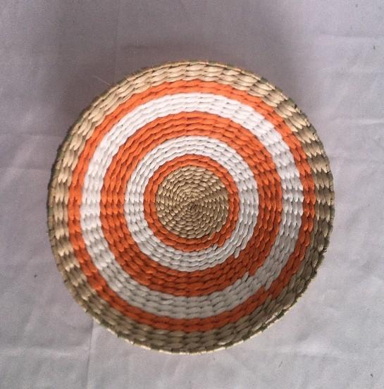 2021 new design High quality Wholesale seagrass wicker wall baskets wall plates