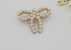 Wholesale ABLE Doll Shoe Buckles , Plastic Fashion Shoe Buckles Fixed With Pearls from china suppliers