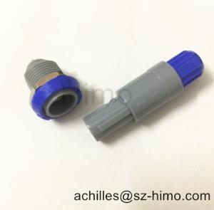 Wholesale Wholesale High Quality Push Pull Self-Latching Red Color PAGPKG 1P Series Male And Female 2pin Redel Medical Connector from china suppliers