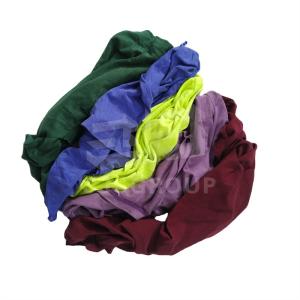 Wholesale All-purpose 100% Cotton Cut Used Clothing Rags T Shirt Cutting Rags for mechanical workshops cleaning from china suppliers