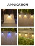 Outdoor Power Supply Solar Fence Light Garden LED Lawn lamp