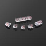 Adjustable Plastic 9*6mm Price Cube for Store Jewelry