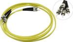 Duplex ST to ST Fiber Optic Patch Cord Single Mode LSZH for FTTH CATV Network