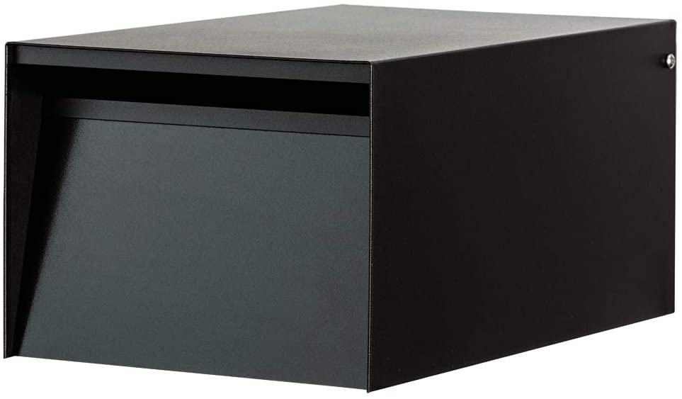All-Season Matte Black Townhouse Outside Mailboxes with Practicality and Convenience