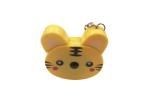Cute Tiger Retractable Tape Measure ABS Plastic Tailor Animal Metal