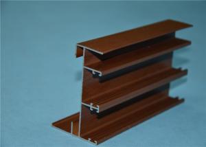 Wholesale 6005 Wood Grain Aluminum Extrusion Profiles For Hotel Doors And Windows from china suppliers