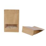 Food Grade kraft food packaging Custom Logo Printed Bags Zip lock Top for coffee