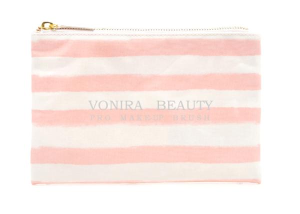 Stripe Pencil Case Pouch Purse Cosmetic Makeup Bag Storage Student Stationery