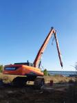 Q355B Q690D High Reach Demolition , 28m Long Reach Arm Boom For Excavators