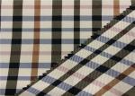 Yarn - Dyed 100% Polyester Lining Fabric Large Squares For Suits / Wind - Coat