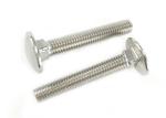 Polishing Hardware Nuts Bolts Mushroom Head SS M6 Carriage Bolts Square Neck