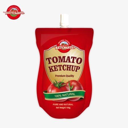 OEM China Factory Price 100g Sweet And Sour Natural Ketchup Sachet Dipping Sauce