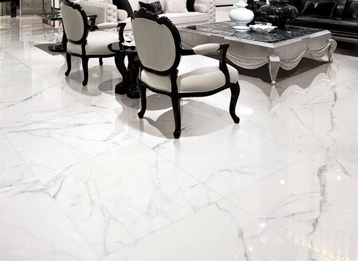 Heat Insulation Marble Look Porcelain Tile For Indoor And Outdoor Indoor Porcelain Tiles