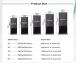 Qtenboard Lcd 49 55 Inch Indoor Vertical Totem Android Advertising Video Display
